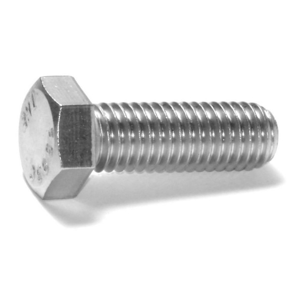 Midwest Fastener 1/2"-13 Hex Head Cap Screw, 18-8 Stainless Steel, 1-1/2 in L, 5 PK 78721